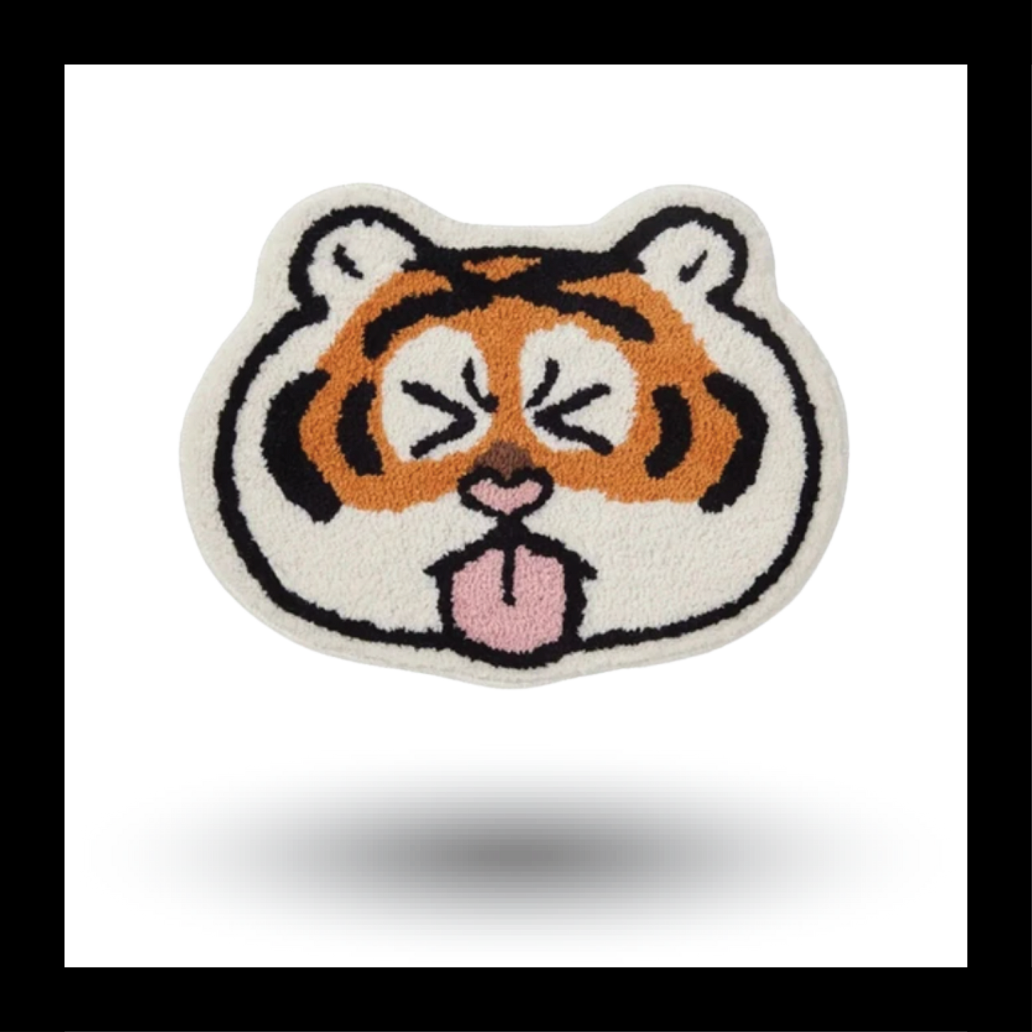 XD Tiger Face Thick Plush Rug - My Store