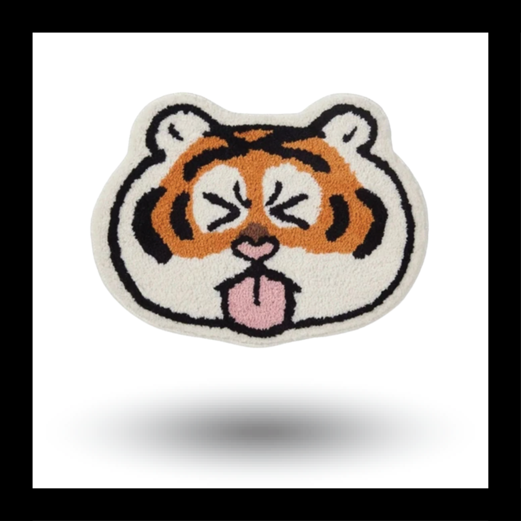 XD Tiger Face Thick Plush Rug - My Store