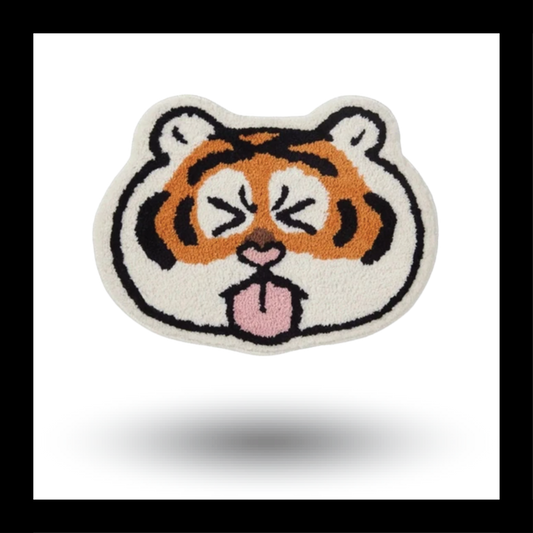 XD Tiger Face Thick Plush Rug - My Store