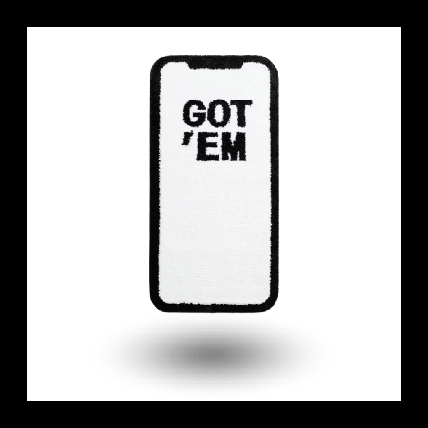 GOT 'EM IPhone Fluffy Tufted Carpet (White) - My Store