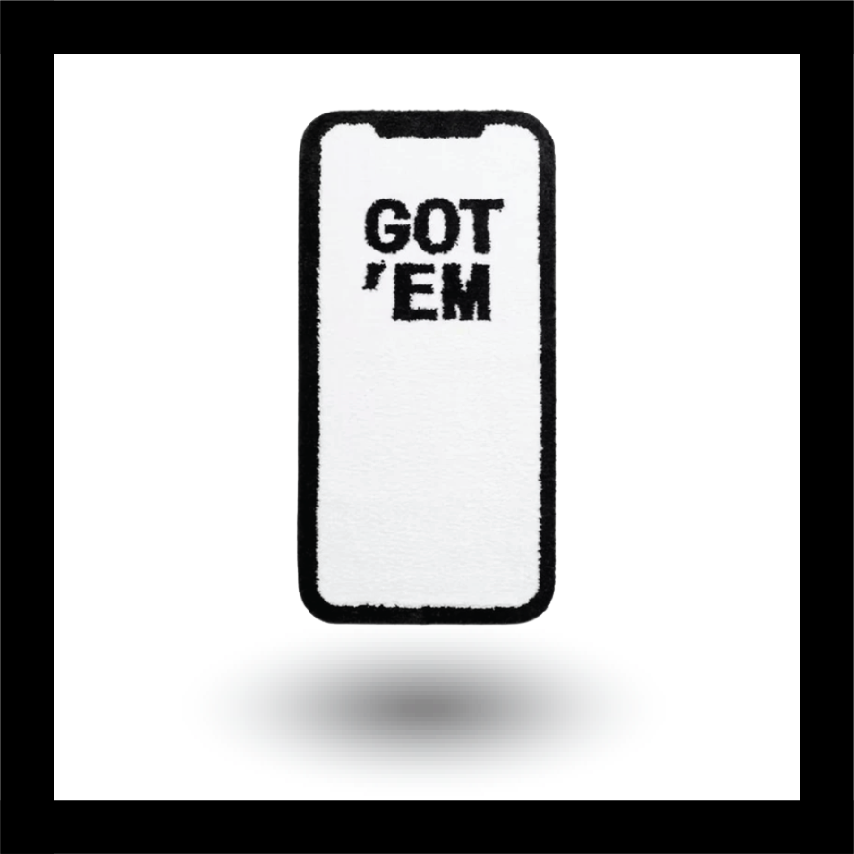 GOT 'EM IPhone Fluffy Tufted Carpet (White) - My Store