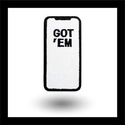 GOT 'EM IPhone Fluffy Tufted Carpet (White) - My Store