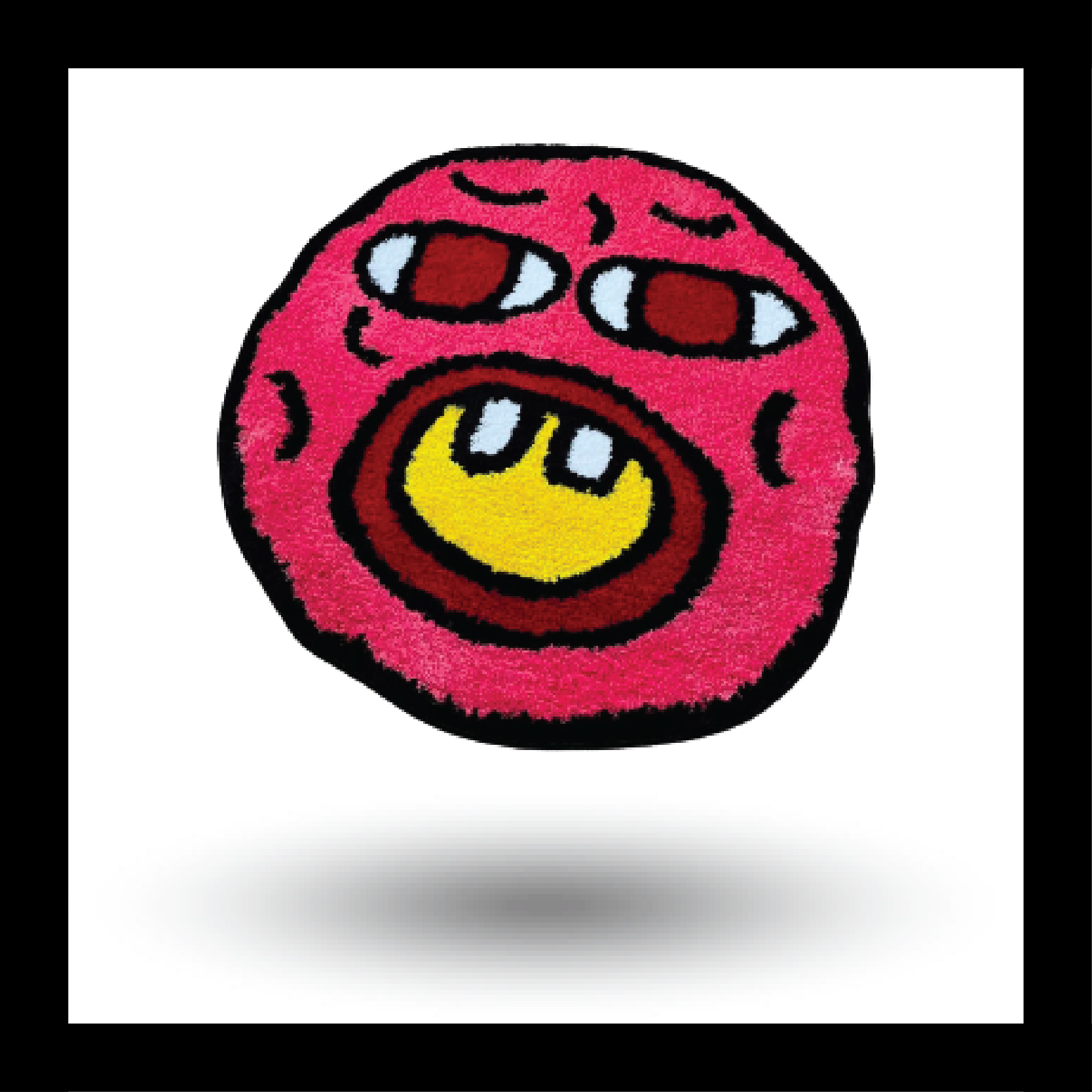 Cherry Bomb Fluffy Tufted Carpet (Dark Pink) - My Store