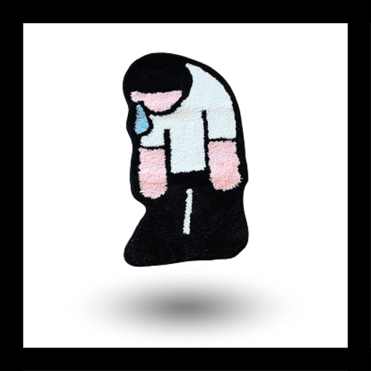 Depressed Man Fluffy Tufted Carpet - My Store
