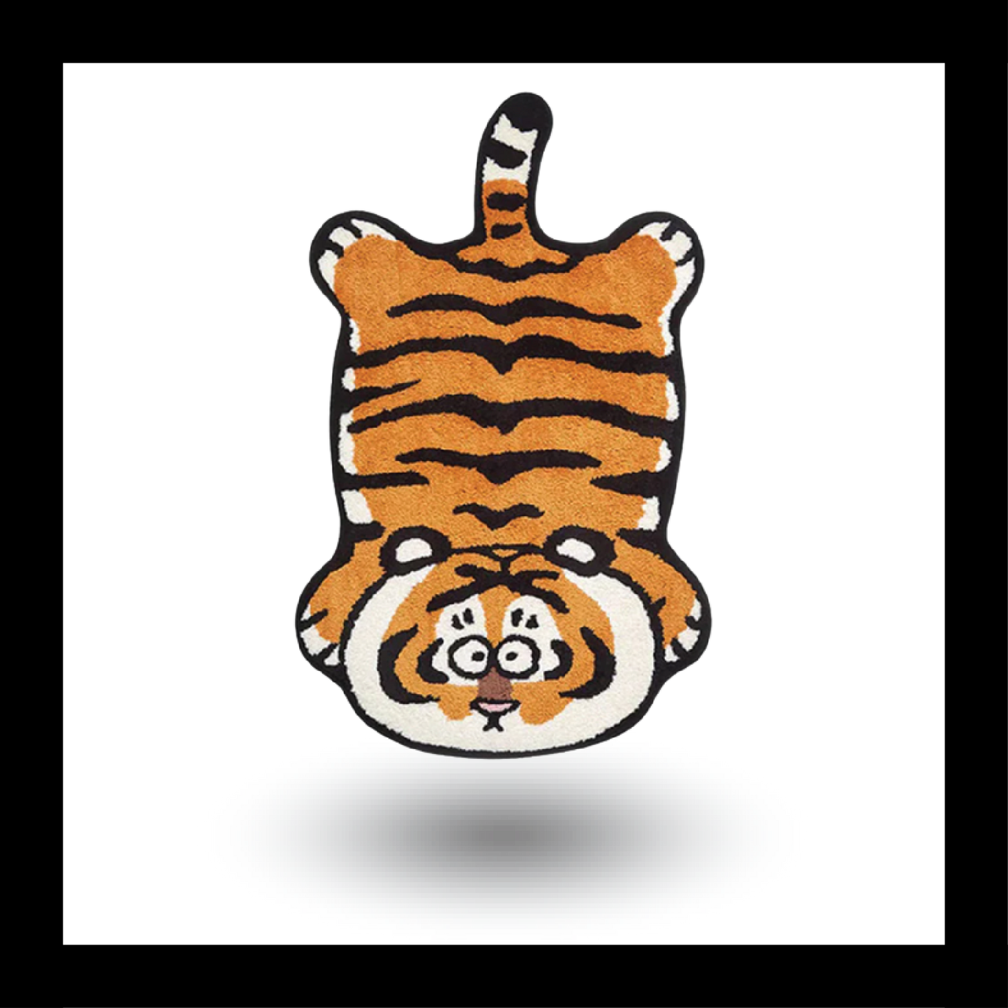 Upside Down Tiger Fluffy Tufted Carpet - My Store