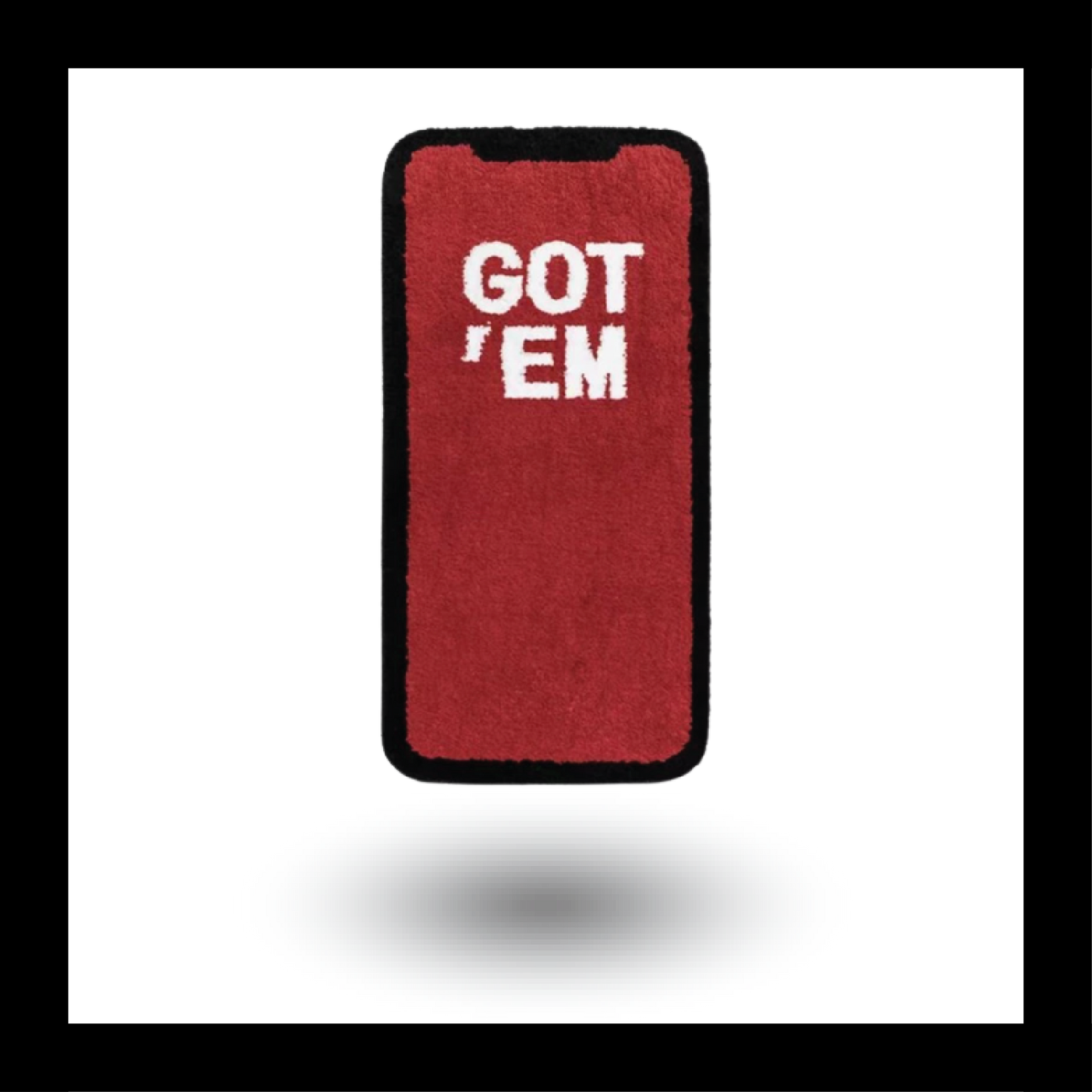 GOT 'EM IPhone Fluffy Tufted Carpet (Red) - My Store