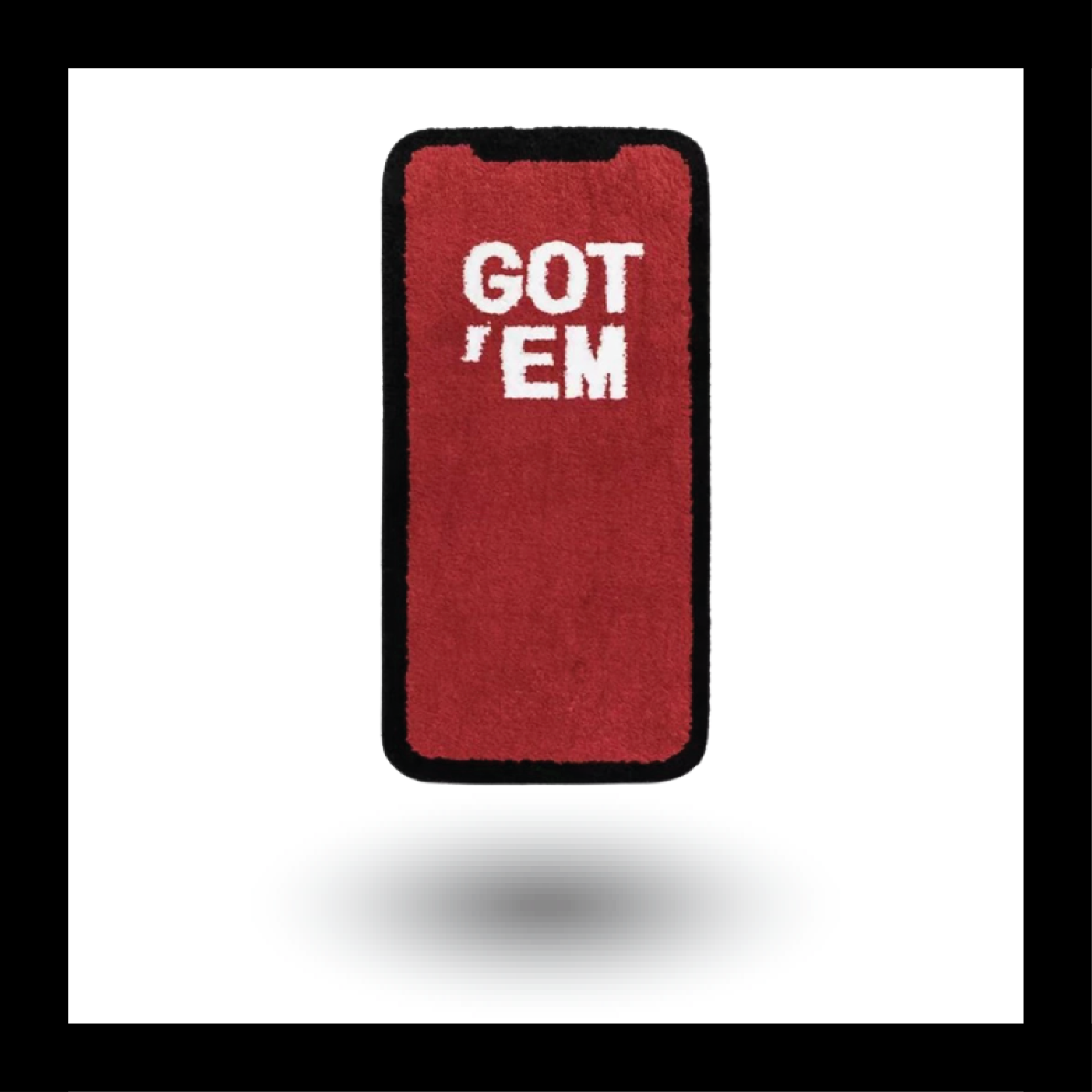 GOT 'EM IPhone Fluffy Tufted Carpet (Red) - My Store