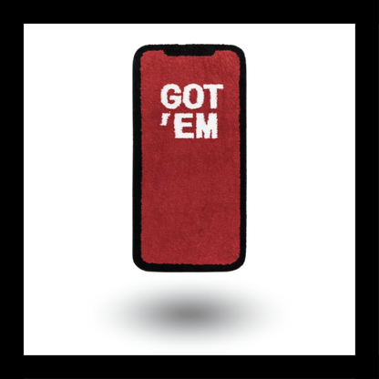 GOT 'EM IPhone Fluffy Tufted Carpet (Red) - My Store