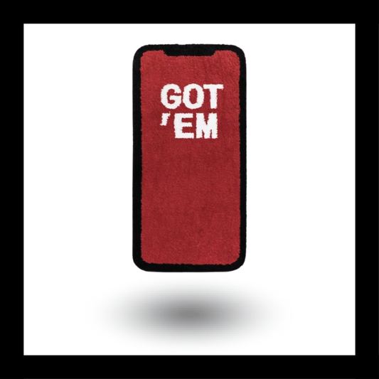 GOT 'EM IPhone Fluffy Tufted Carpet (Red) - My Store