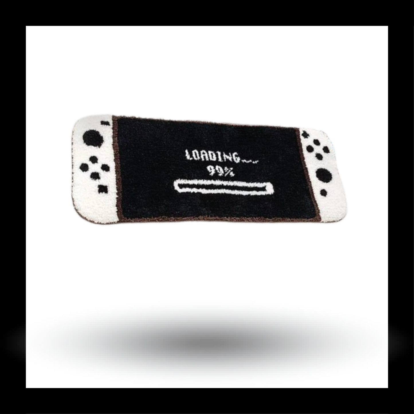Nintendo Switch Fluffy Tufted Carpet (Black) - My Store
