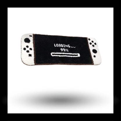 Nintendo Switch Fluffy Tufted Carpet (Black) - My Store