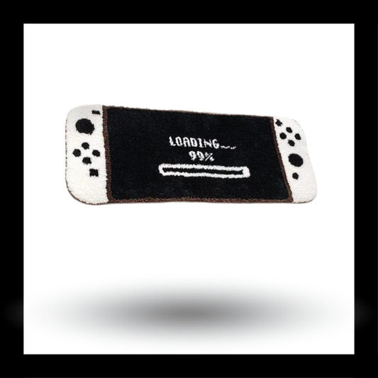 Nintendo Switch Fluffy Tufted Carpet (Black) - My Store