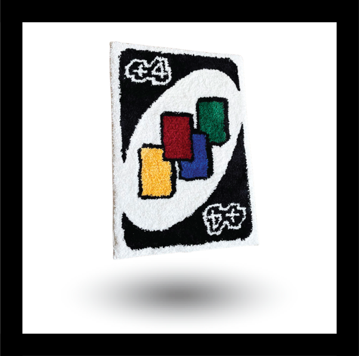 +4 Uno Card Fluffy Tufted Carpet - My Store