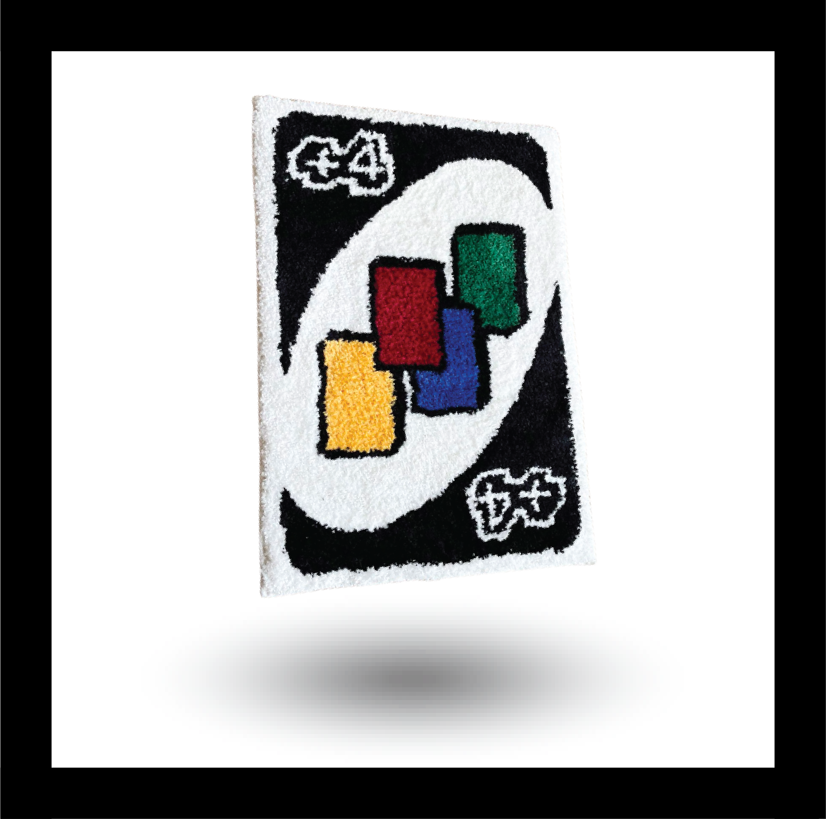 +4 Uno Card Fluffy Tufted Carpet - My Store