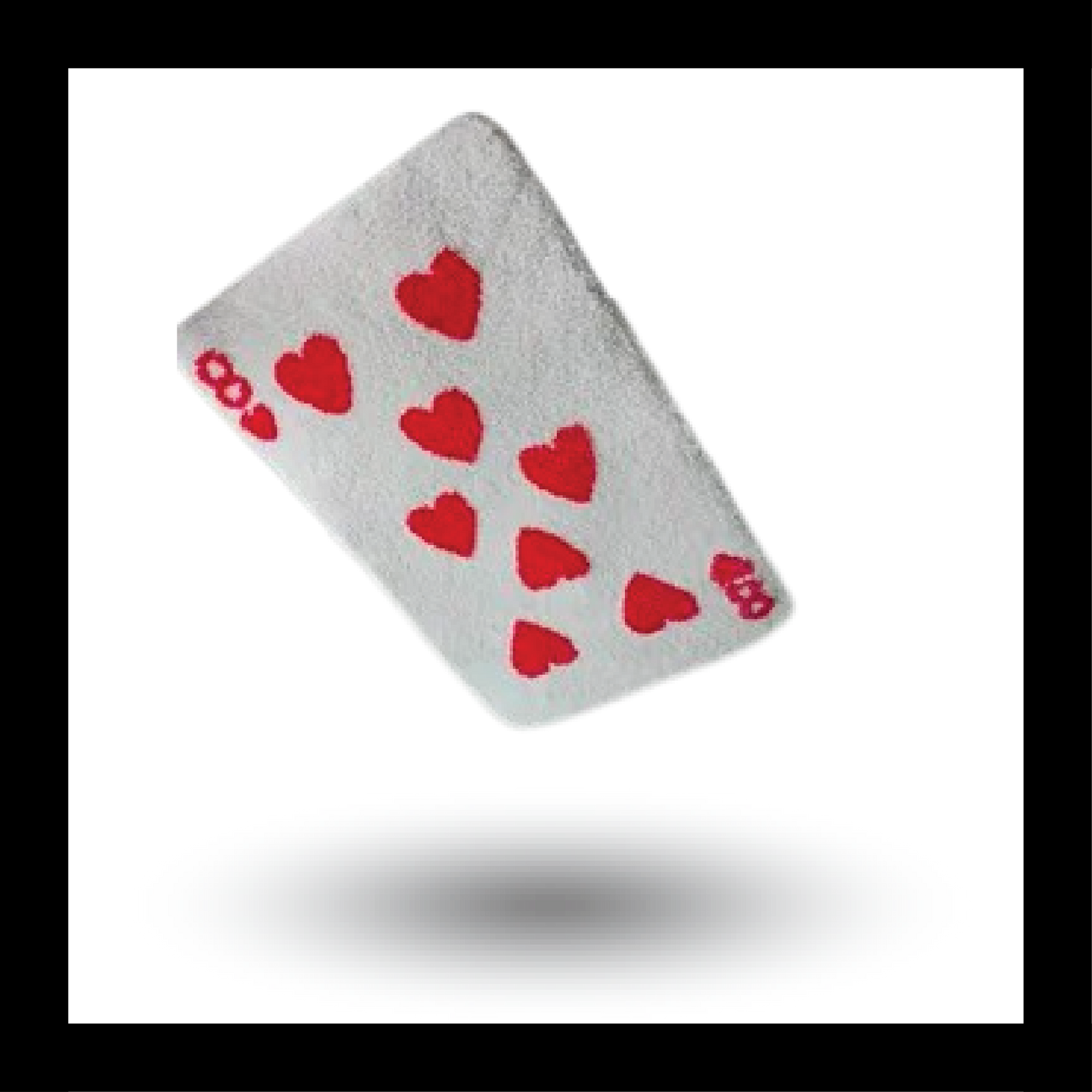 Love Poker Card Fluffy Tufted Carpet (Red) - My Store