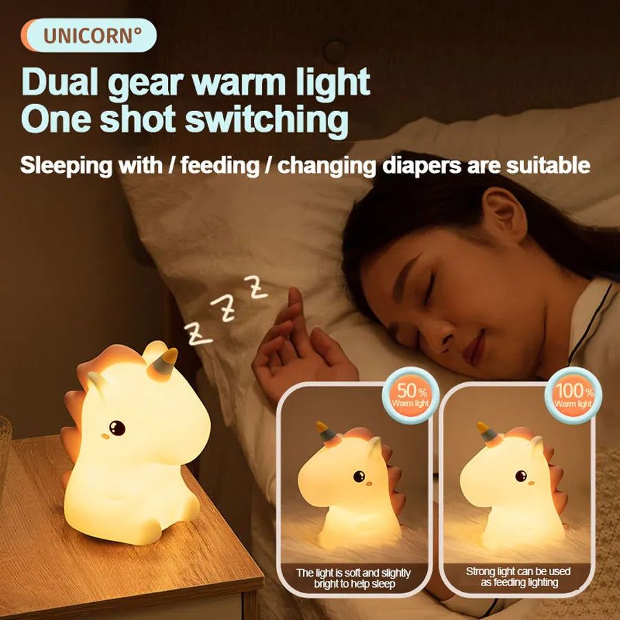 Unicorn LED Animal Night Light - My Store