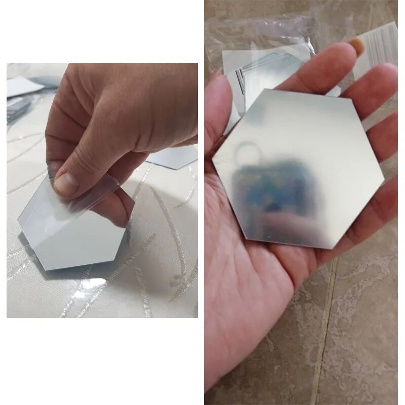 Hexagon Mirrors (12PCs) - My Store