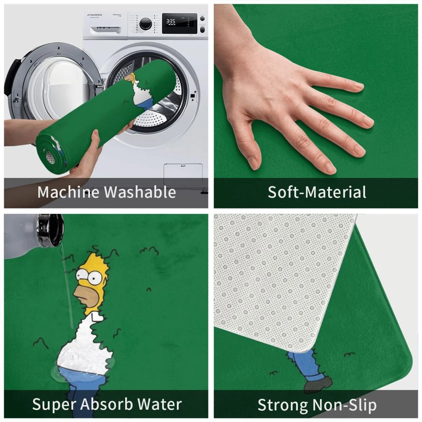 Homer Simpson Bathroom Mat
