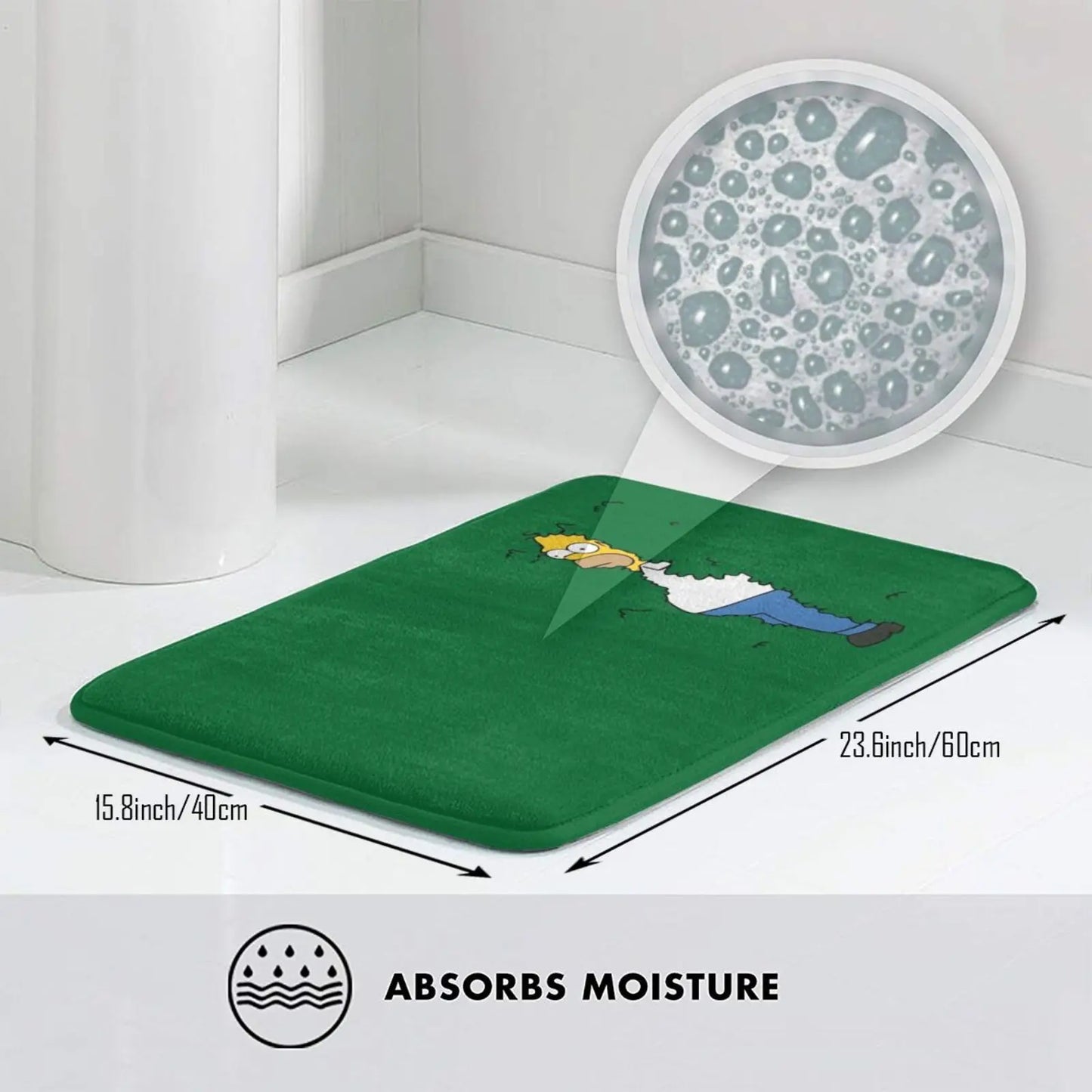 Homer Simpson Bathroom Mat