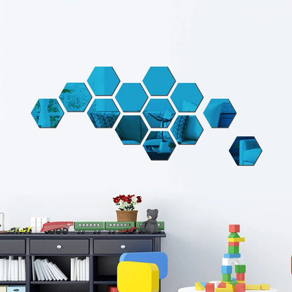 Hexagon Mirrors (12PCs) - My Store
