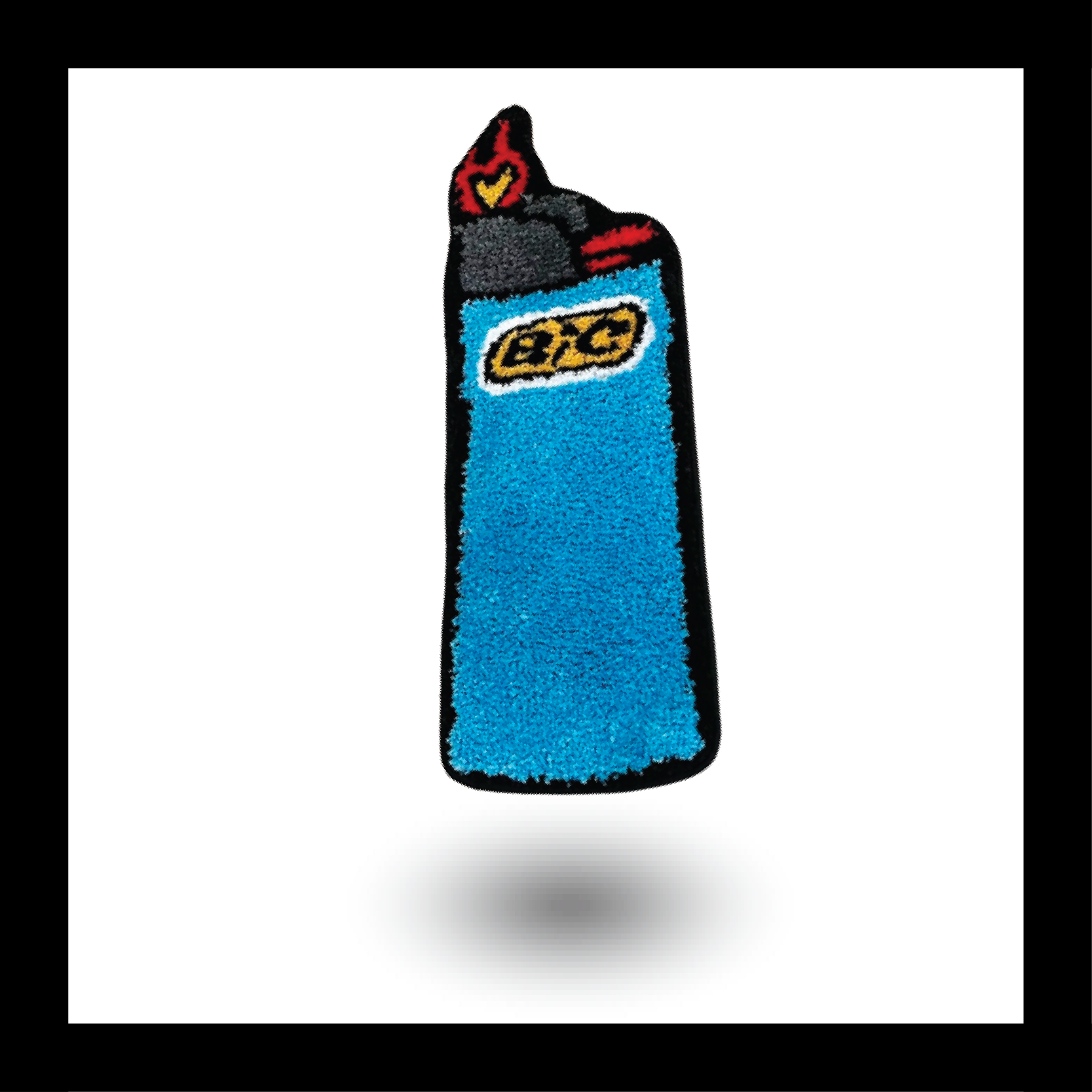 Blue Lighter Fluffy Tufted Carpet - My Store