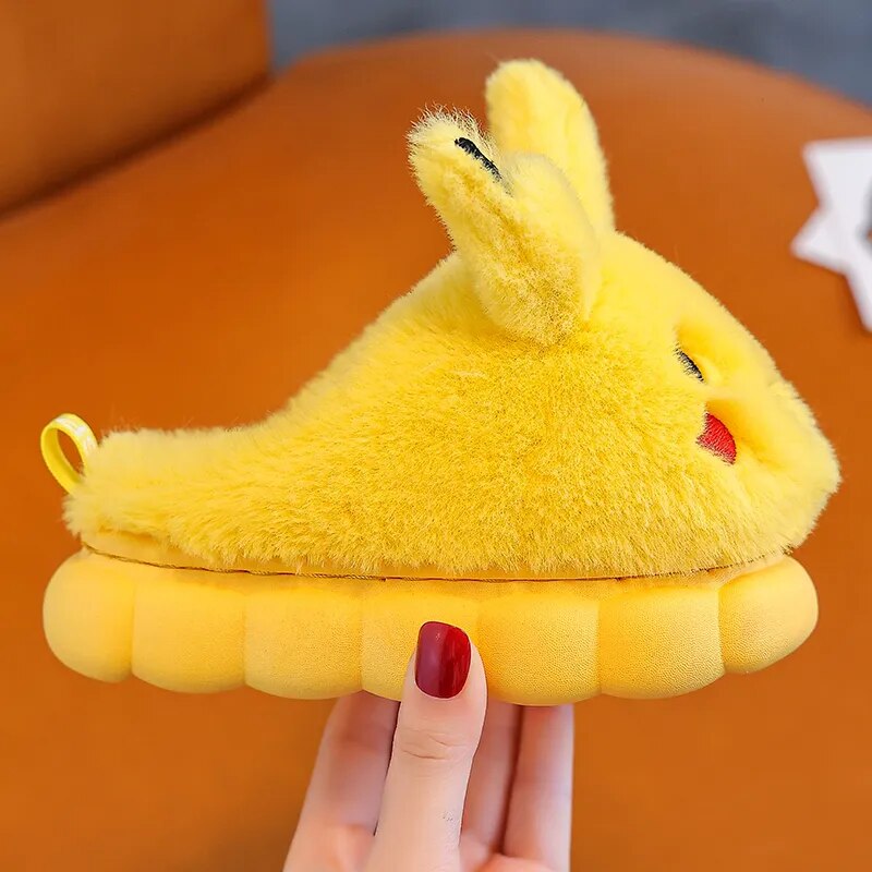 Pikachu Plush Slippers - My Store