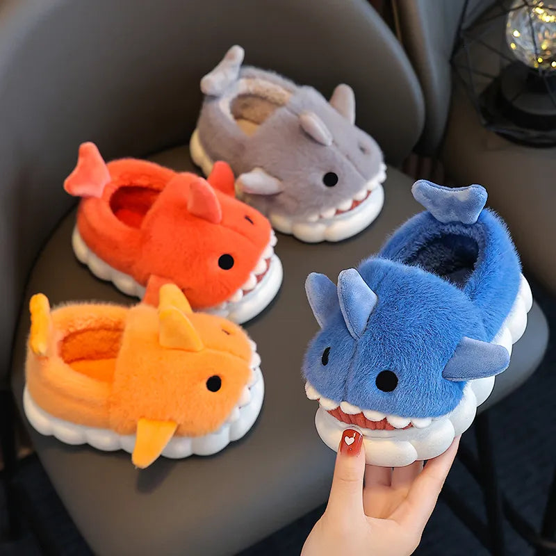 Shark Plush Slippers - My Store