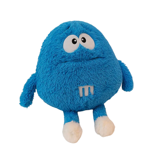 Blue Fluffy M&M 'Squeezy' - My Store