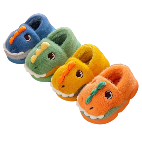 Dinosaur Plush Slippers - My Store