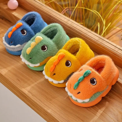 Dinosaur Plush Slippers - My Store