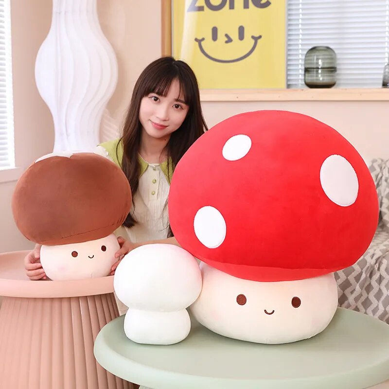 Brown Plush Mushroom 'Squeezy' - My Store