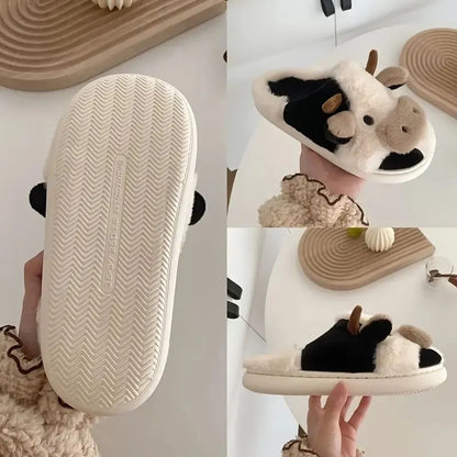 Cow Slippers - My Store