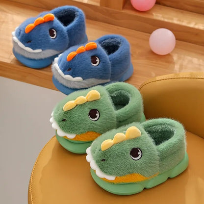 Dinosaur Plush Slippers - My Store