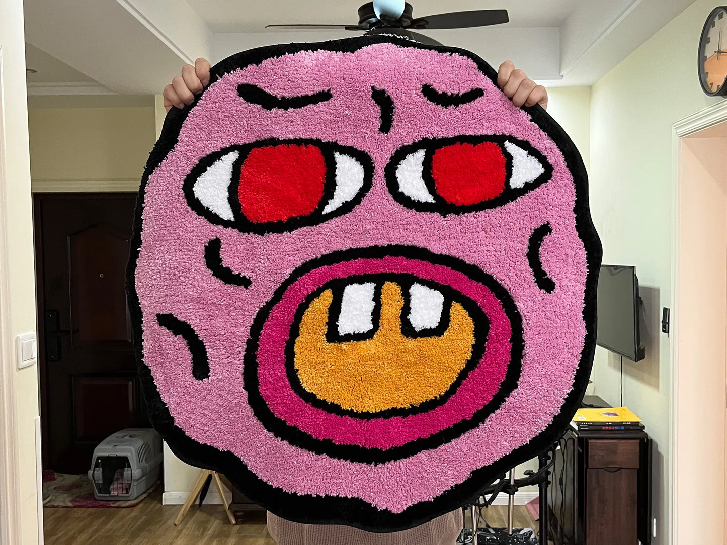 Cherry Bomb Fluffy Tufted Carpet (Pink) - My Store