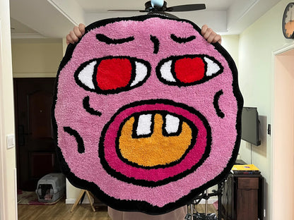 Cherry Bomb Fluffy Tufted Carpet (Pink) - My Store