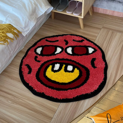 Cherry Bomb Fluffy Tufted Carpet (Dark Pink) - My Store