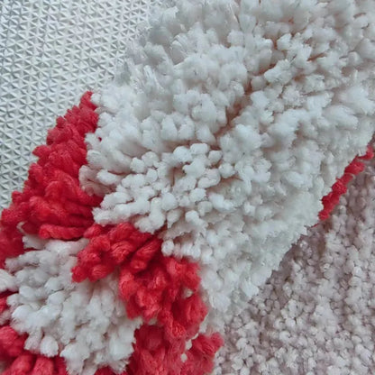 Love Poker Card Fluffy Tufted Carpet (Red) - My Store