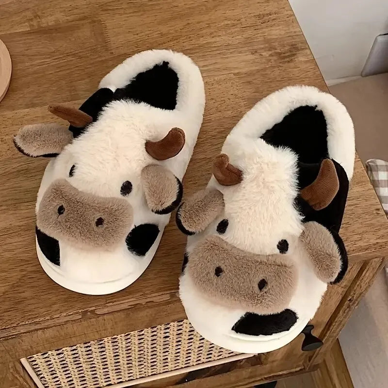 Cow Slippers - My Store