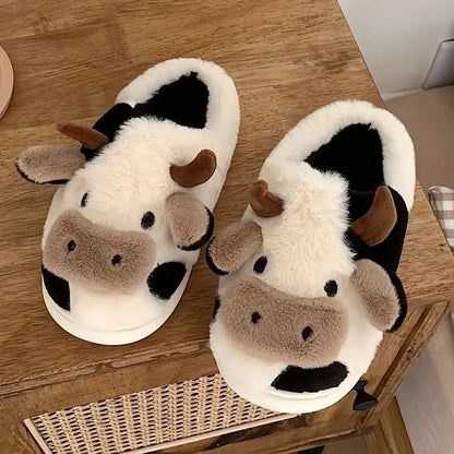 Cow Slippers - My Store