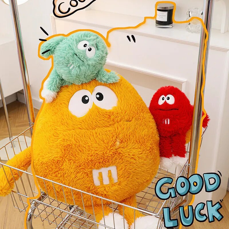 Green Plushy M&M Fluffy 'Squeezy' - My Store