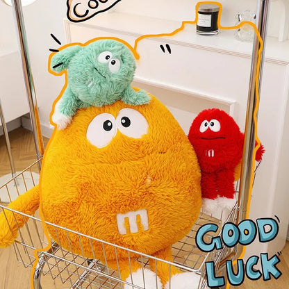 Red Plushy M&M Fluffy 'Squeezy' - My Store