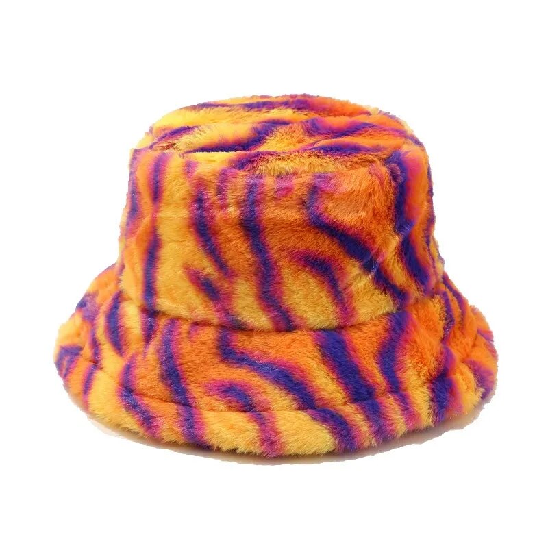 Fluffy Plush Bucket Hat