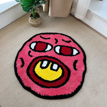 Cherry Bomb Fluffy Tufted Carpet (Dark Pink) - My Store