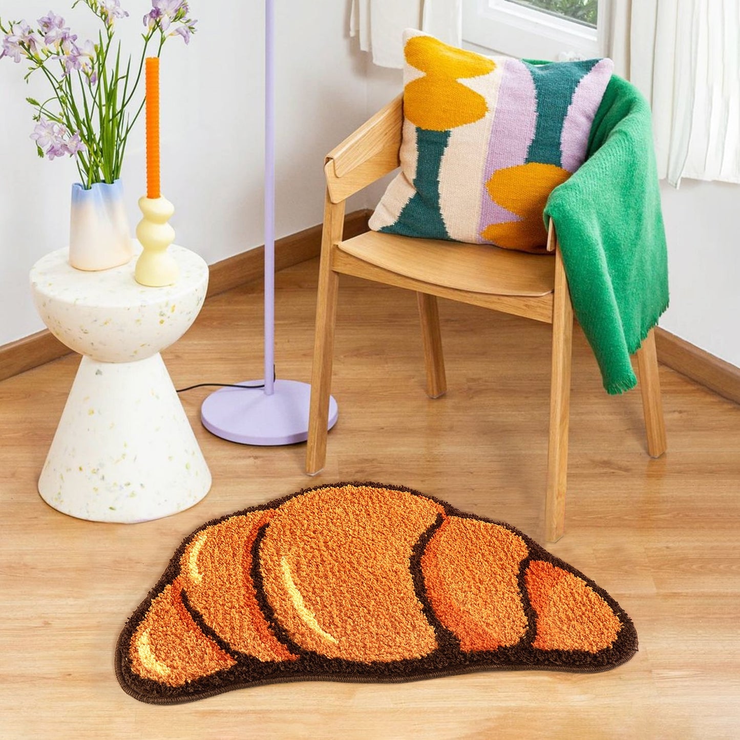 Croissant Fluffy Tufted Carpet - My Store