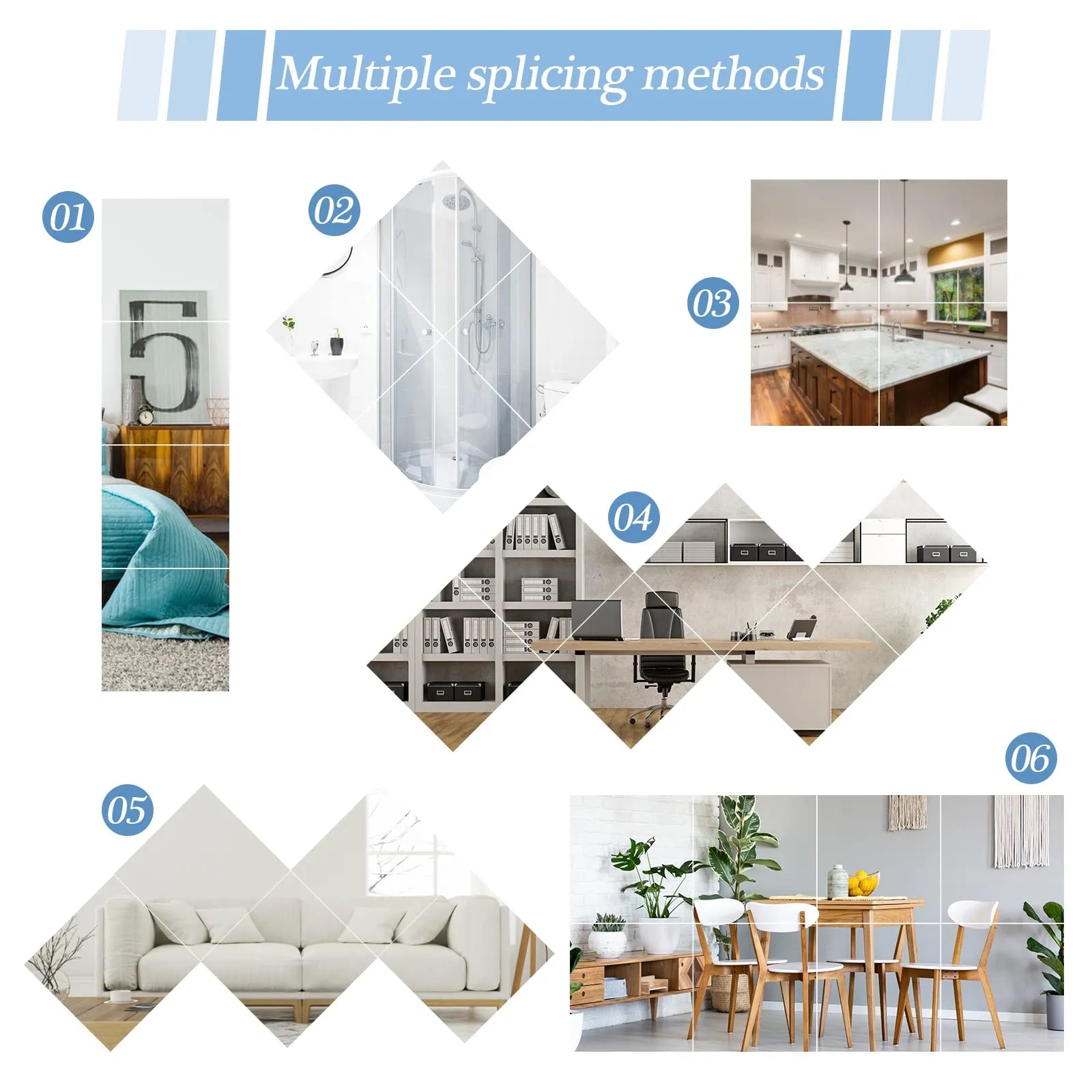 Square Mirrors (4PCs) - My Store