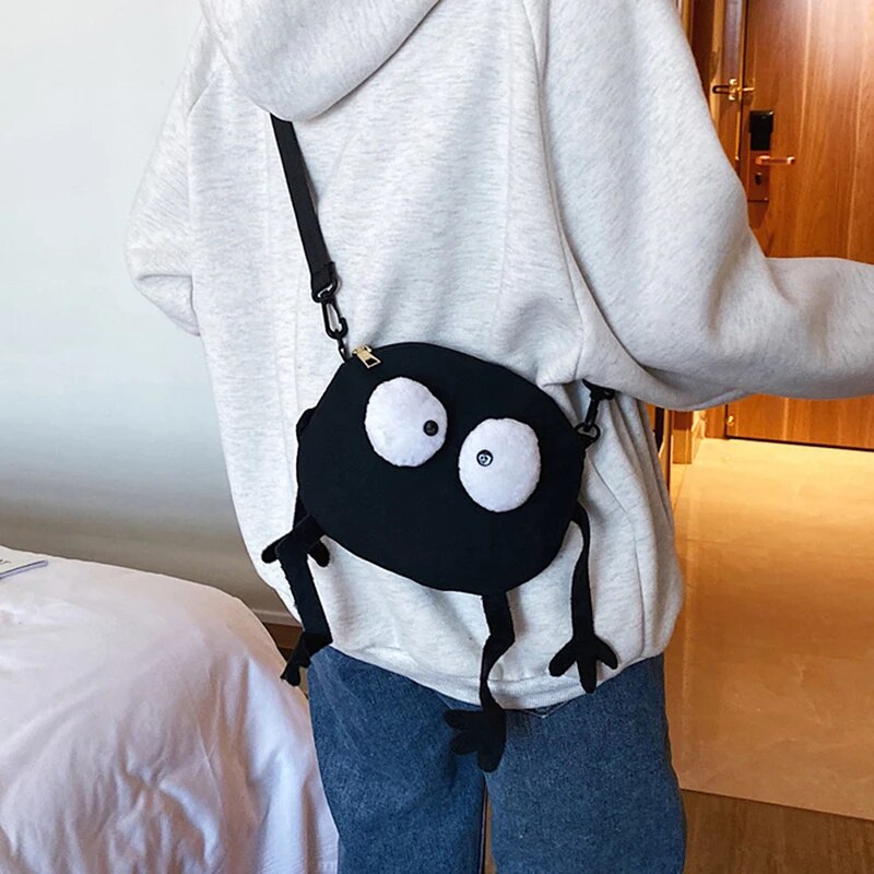 Black Spider Creature MiniBag