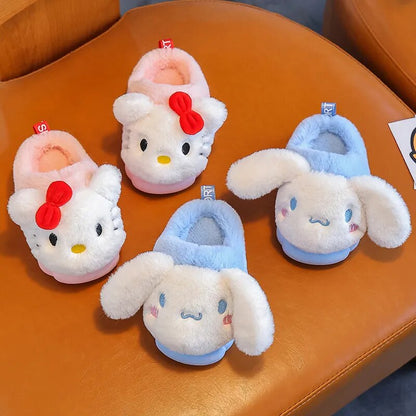 Hello Kitty Plush Slippers - My Store