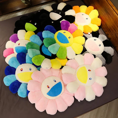 Orange Yellow Takashi Murakami Smiling Flower - My Store