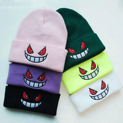 White Gengar Plush Beanie - My Store