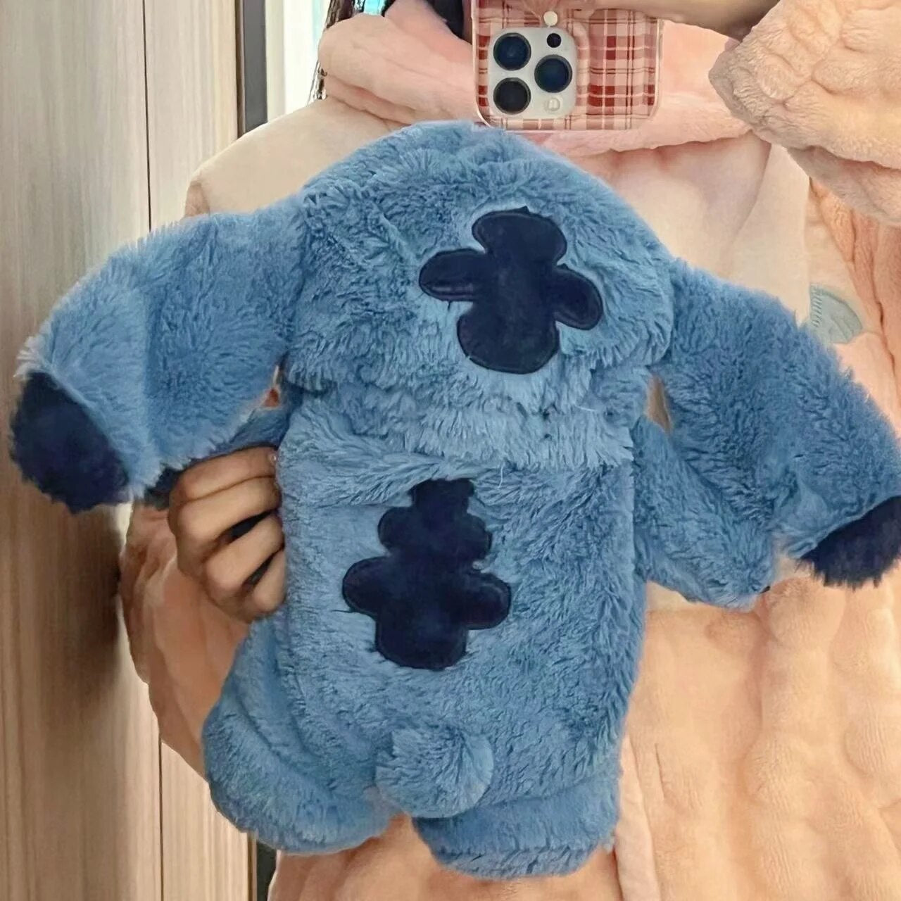Lilo and Stitch Plush Back with secret pouch